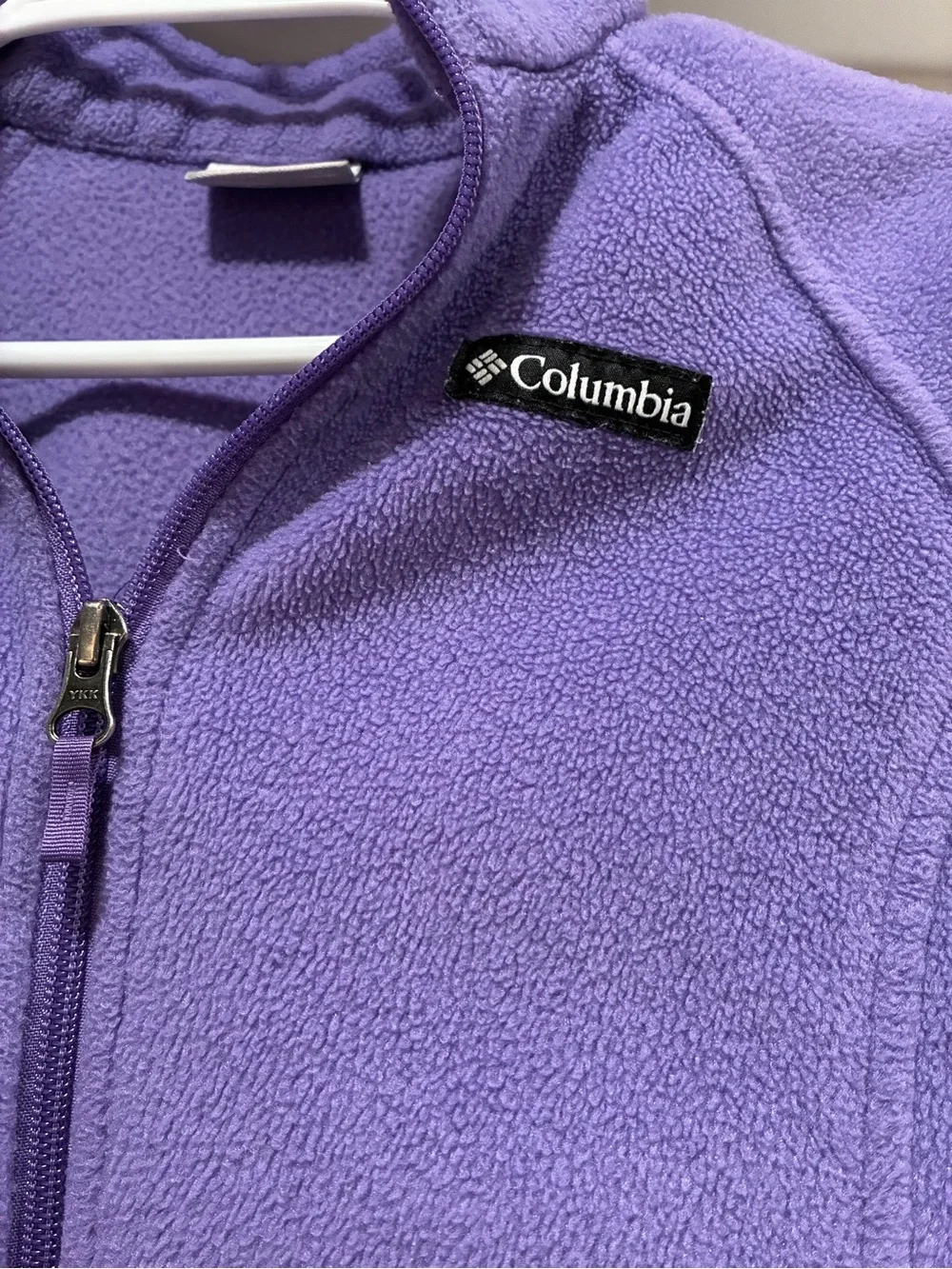 Columbia Kids Purple Full-Zip Fleece Jacket